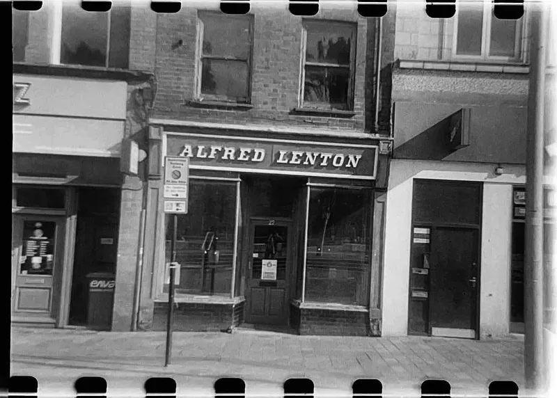 Alfred Lenton shot on Ilford HP5 Plus 400 with a Brownie 127, developed at Home / Self-Developed, by Tony Shelley