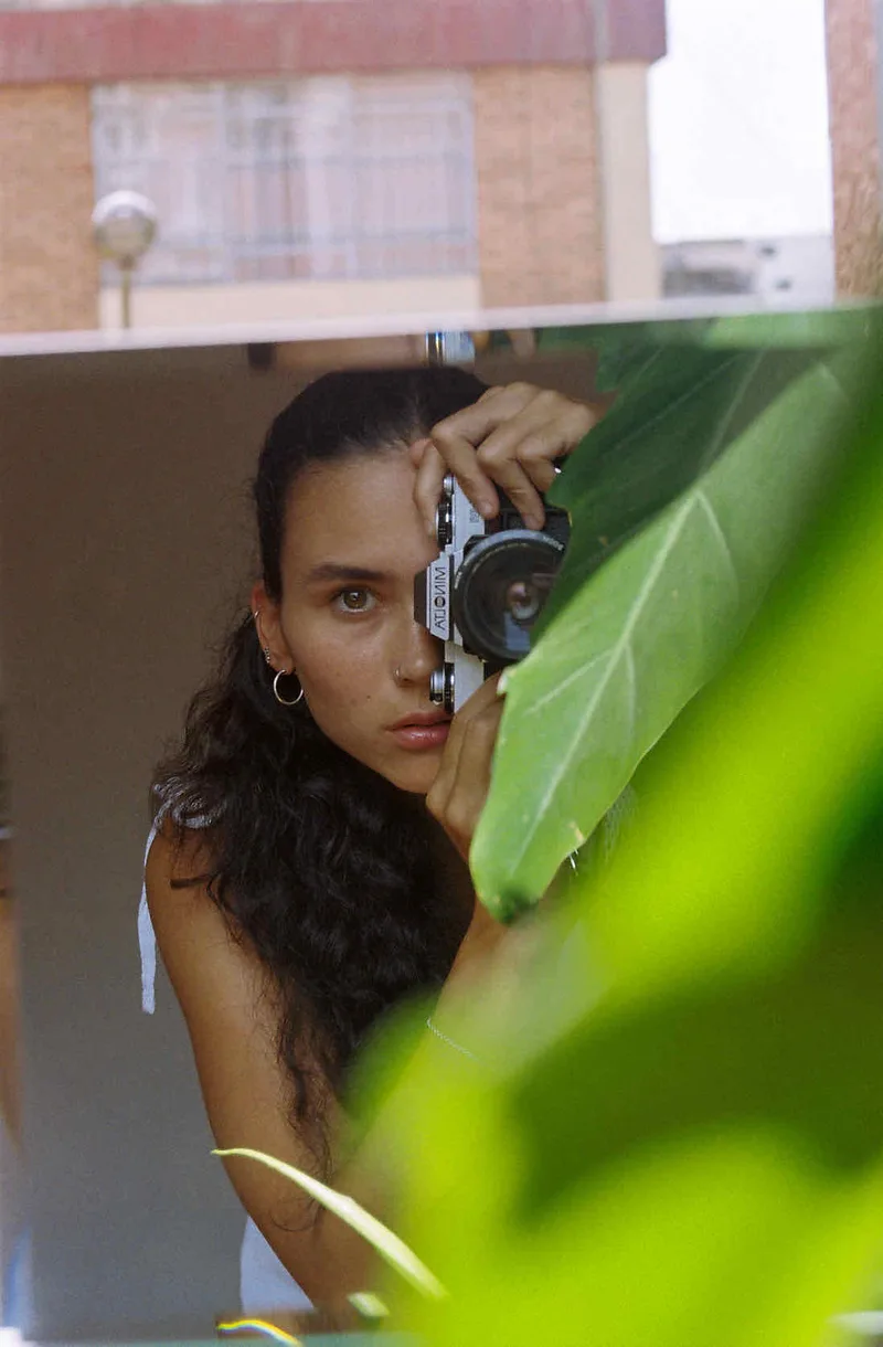 My new plant & I shot on Kodak Gold 200 with a Minolta XG-M, by Anita Senff Arias