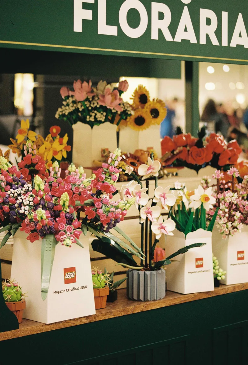 Lego flowers. shot on Kodak Gold 200 with a Canon EOS 500, developed at Camera Lucida Lab, by meetza