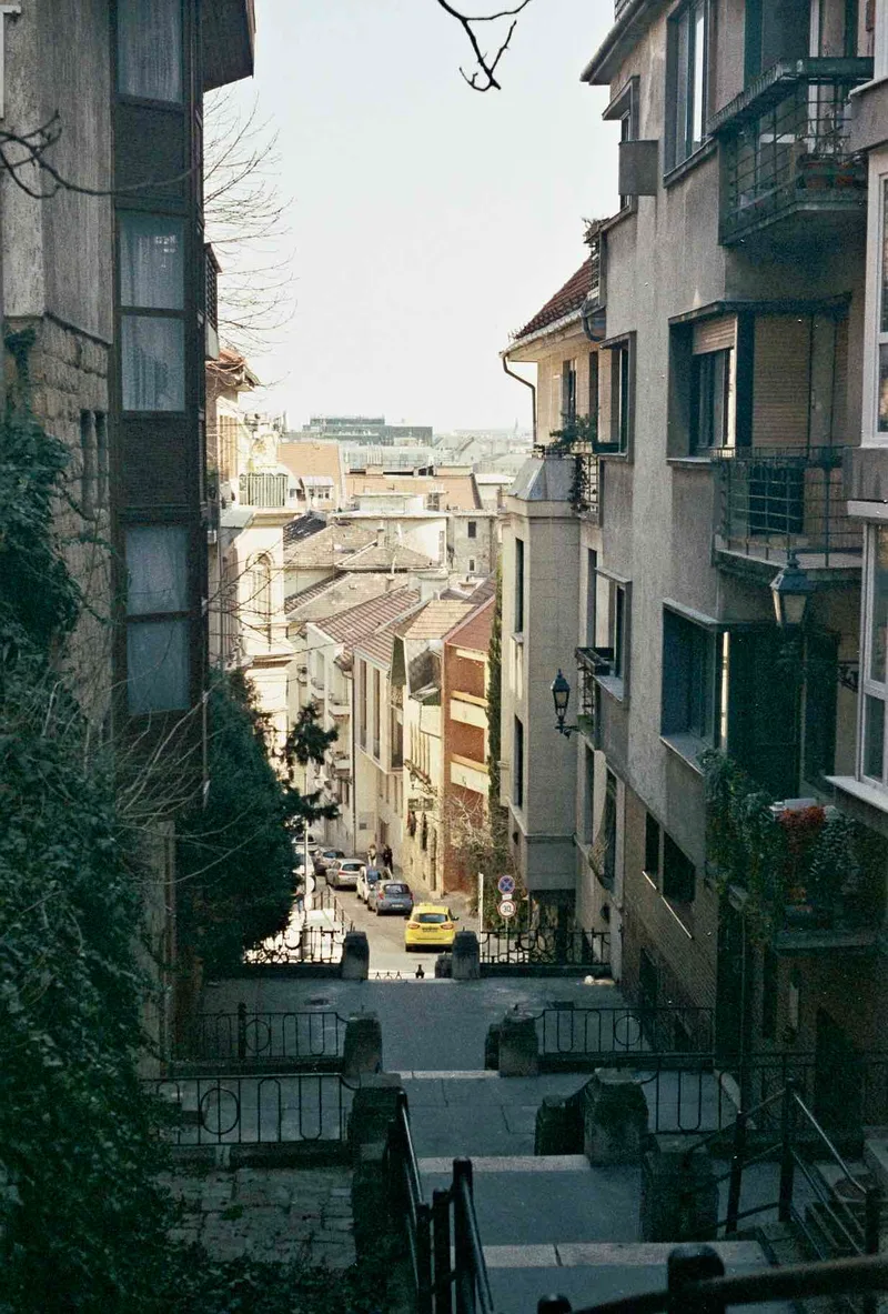 The Stairs of Buda shot on Fujifilm FujiColor C200 with a Zeiss Werra, by AkosArnold