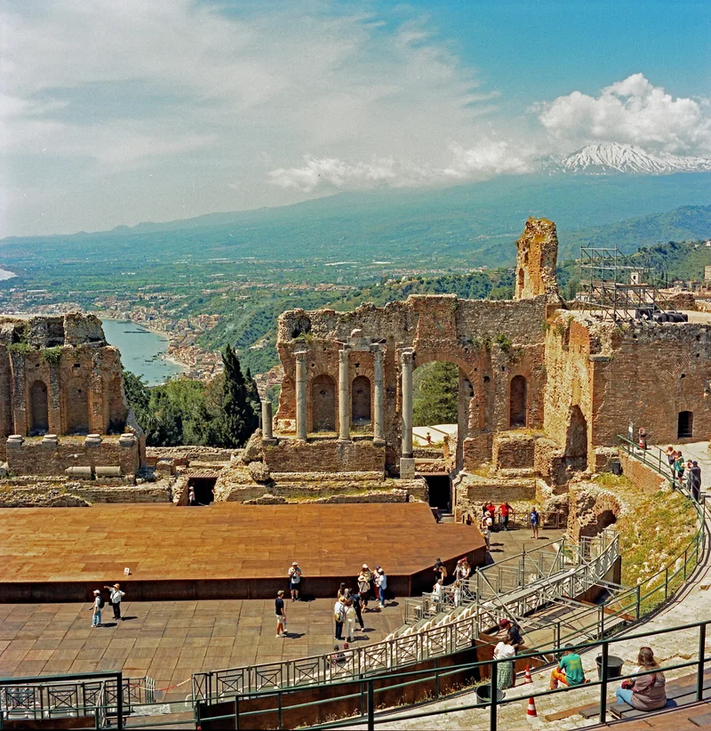 Taormina et Etna shot on Cinestill 400D with a Rolleiflex T, developed at Home / Self-Developed, by MARCO PHOTOS