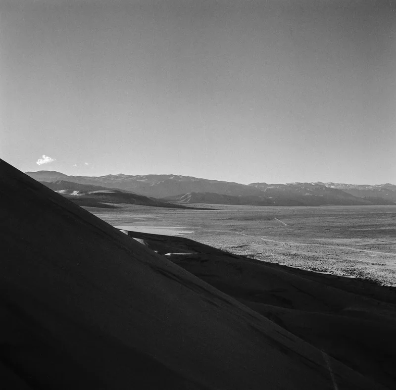 Late Afternoon Dunes shot on Kodak Tri-X 400 with a Yashica Mat 124G, developed at LA Film Lab, by Kyle