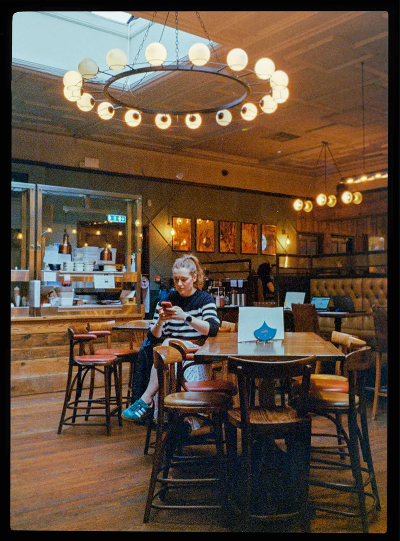 Waiting! shot on Kodak UltraMax 400 with a Olympus Pen FT, developed at Home / Self-Developed, by Stuart Leeds