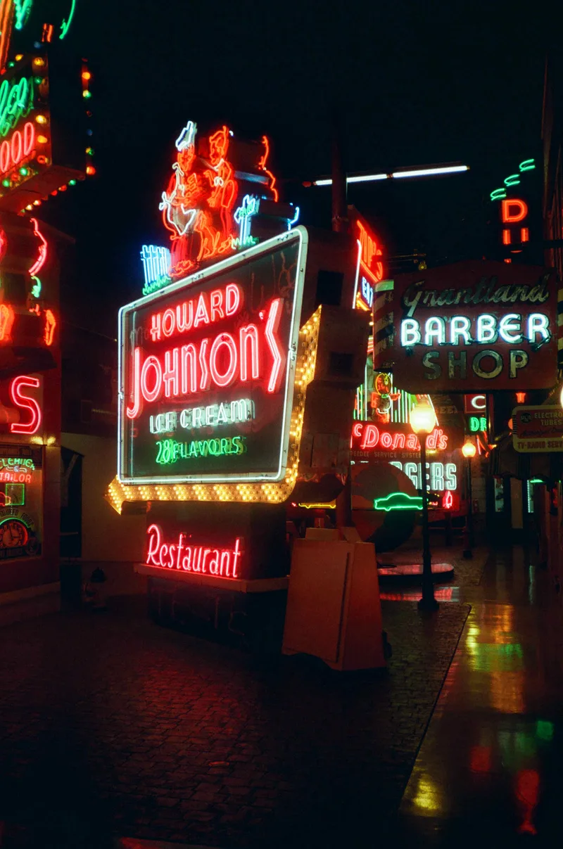 Howard Johnson's shot on Cinestill 400D with a Olympus InfinityTwin, developed at Legacy Film Lab, by Clint