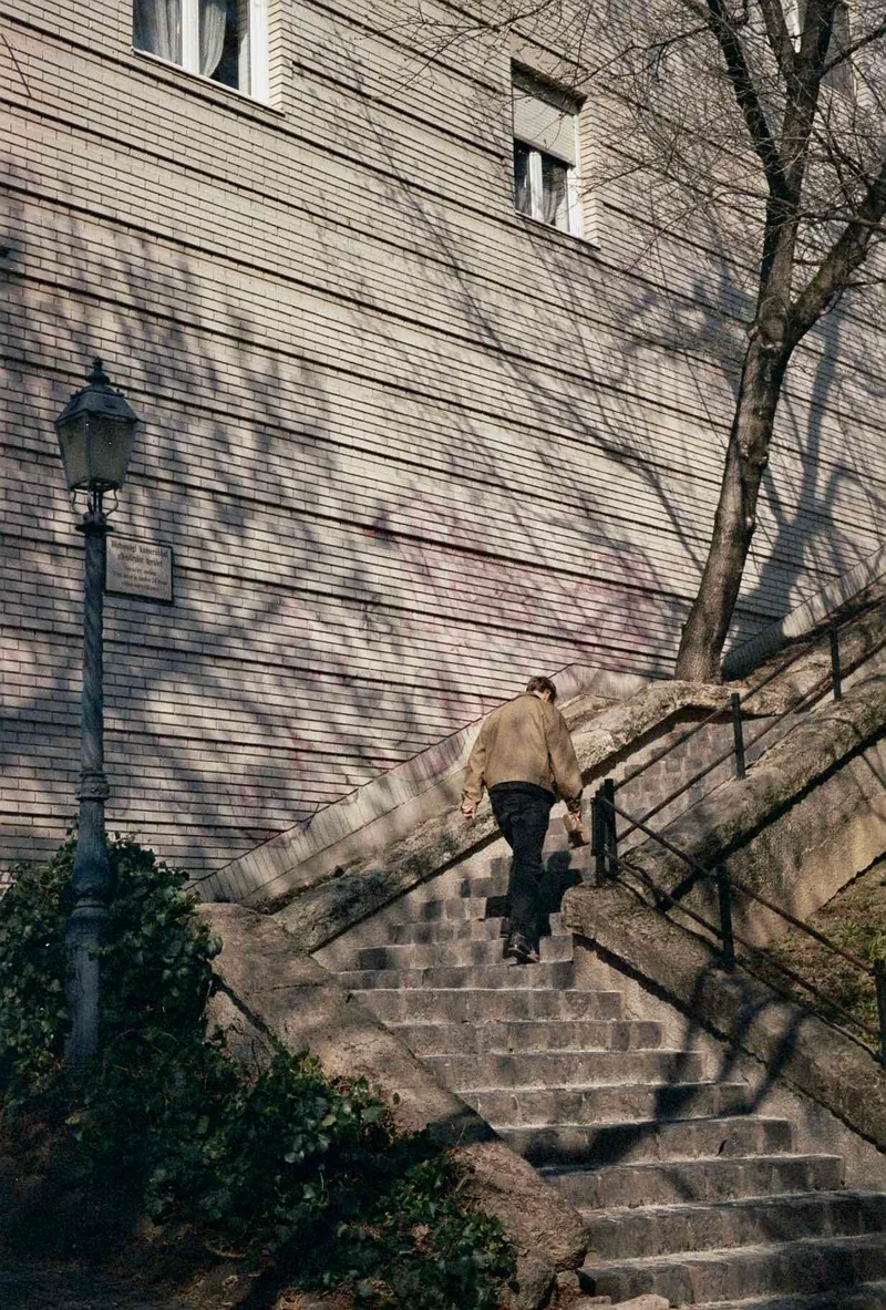 Climbing Towards the Castle shot on Fujifilm FujiColor C200 with a Zeiss Werra, by AkosArnold