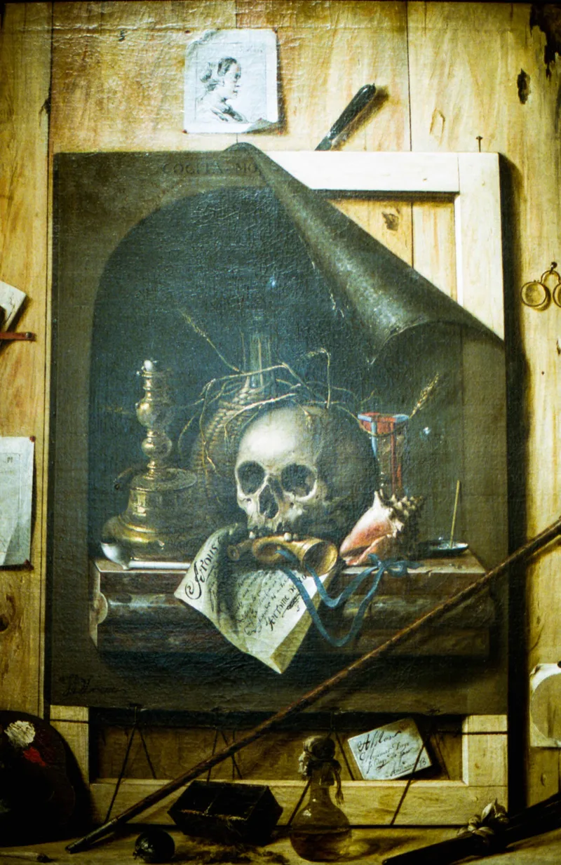 Memento Mori shot on Kodak Portra 400NC with a Nikon FM2n, by Sébastien JACOB
