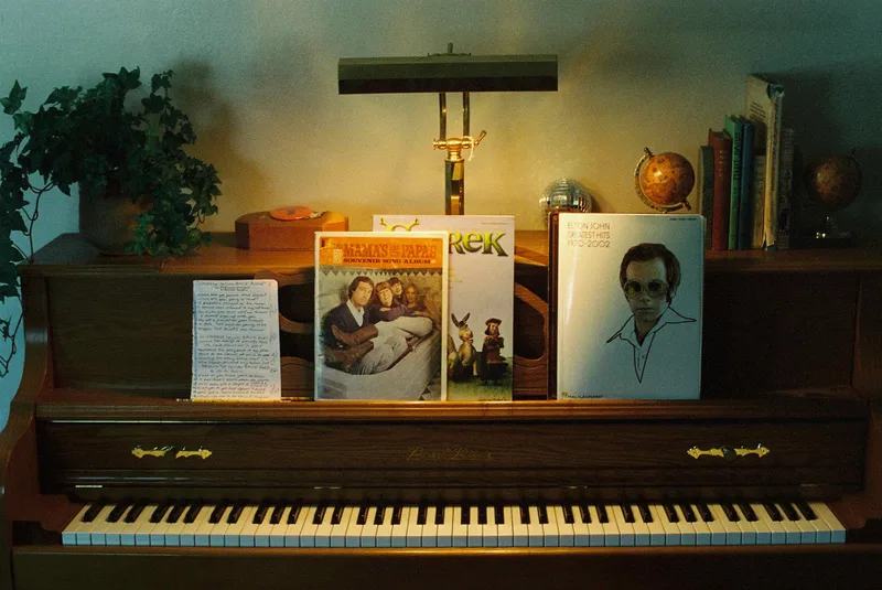 My piano shot on Candido Collective Candido800 with a Contax RTS, developed at Film Cult, by Robert Sagers