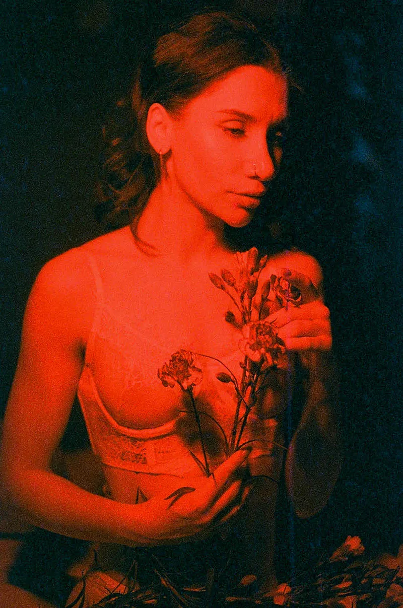 Eliza shot on DubbleFilm Cinema 800 with a Canon A-1, by Zuza