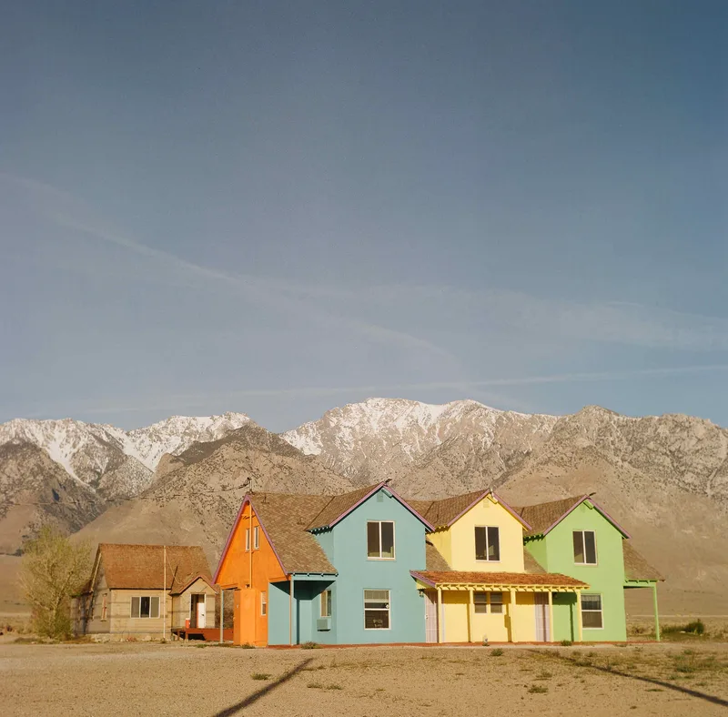 Eastern Sierra real estate shot on Kodak Gold 200 with a Seagull 4A, developed at J&F Photo Lab Inc, by Anthony Balboa