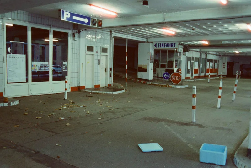Parking lot.JPG shot on Cinestill 800T with a Pentax ME, developed at The color house, by Ben stein