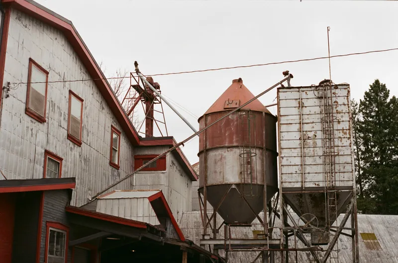 Old Flour Mill shot on Kodak Gold 200 with a Konica Autoreflex T, by Koda