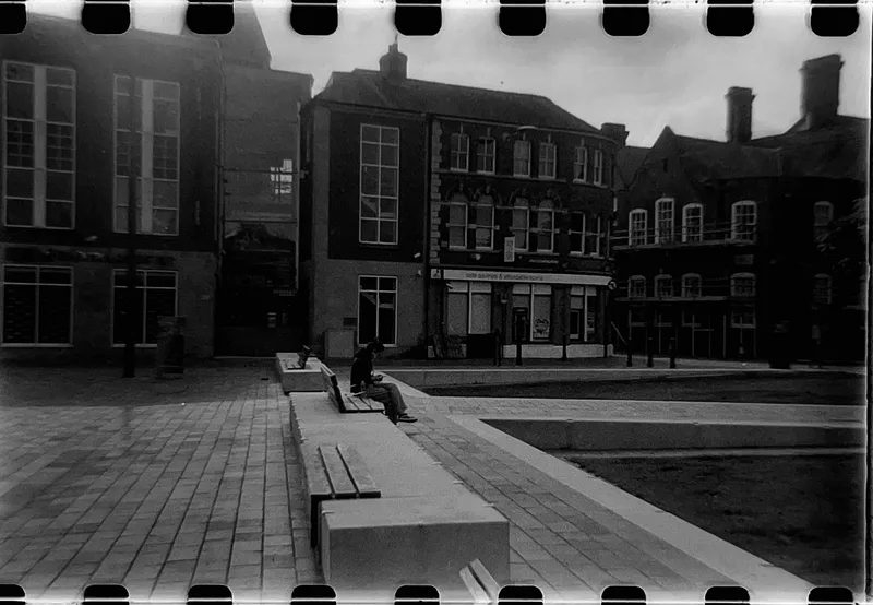 Alone shot on Agfa APX 100 with a Brownie 127, developed at Home / Self-Developed, by Tony Shelley