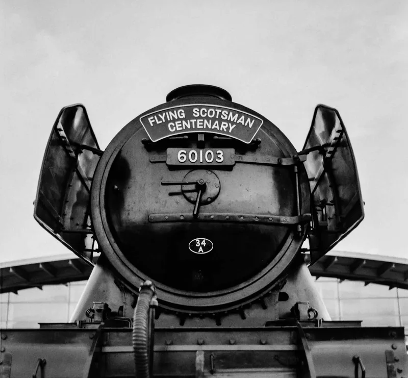 The most famous loco on  Earth 🌍 shot on Adox CHS 100 II with a ARAX 88CM, developed at Home / Self-Developed, by Mark Beadle