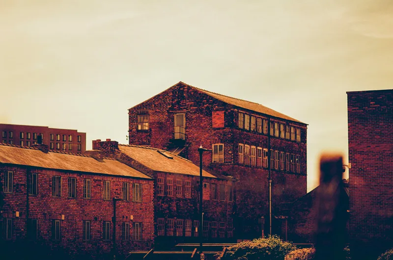 Devonshire Quarter, Sheffield shot on Film Photography Project Redscale with a Nikon FG, developed at J&A Photography Studio, by Joe