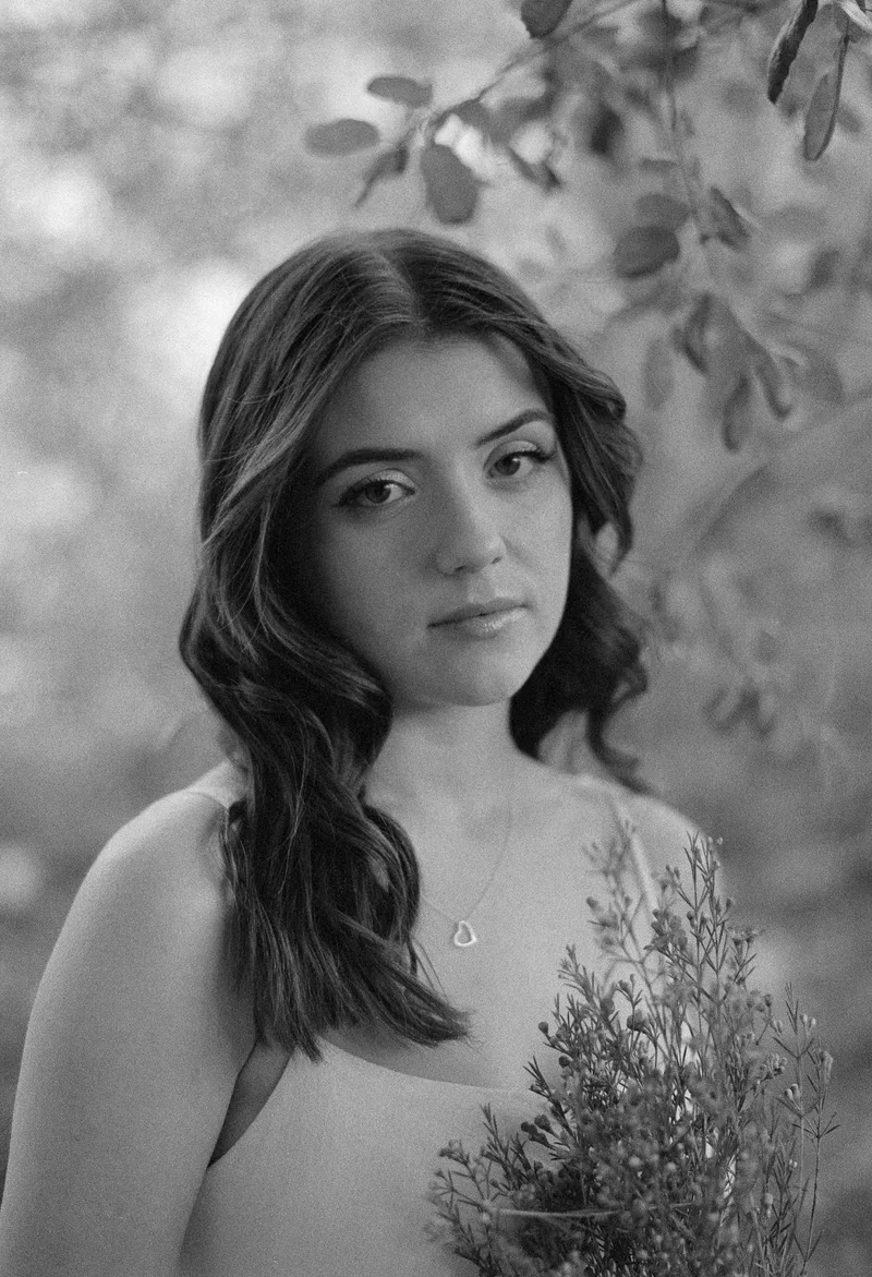 Natalie shot on Ilford HP5 Plus 400 with a Nikon FA, developed at Home / Self-Developed, by Django
