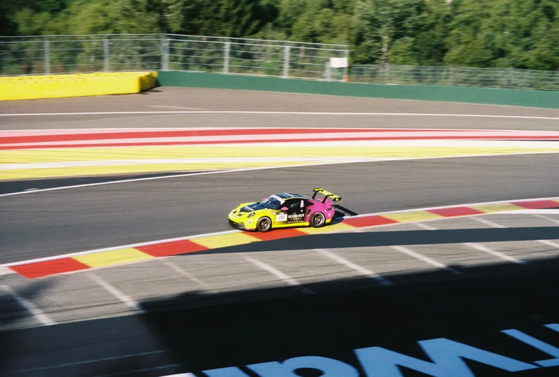 Spa racing shot on Kodak UltraMax 400 with a Canon Primasuper135, developed at Mori Film Lab, by Aron Buffel