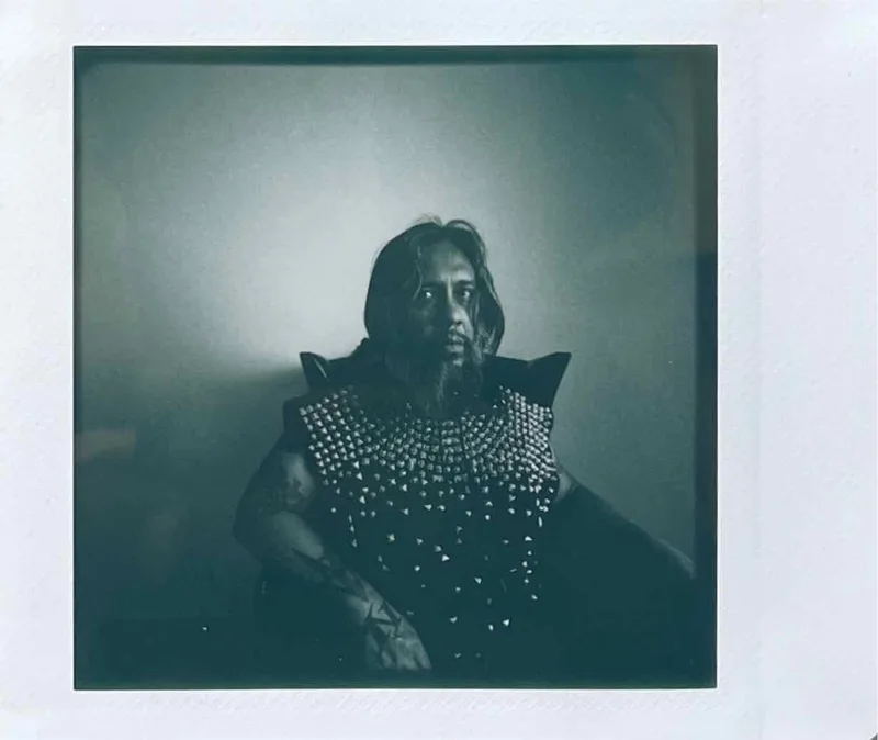 Self Portrait shot on Fujifilm Instax Square Monochrome with a Hasselblad SuperWideC, by BadMonkey