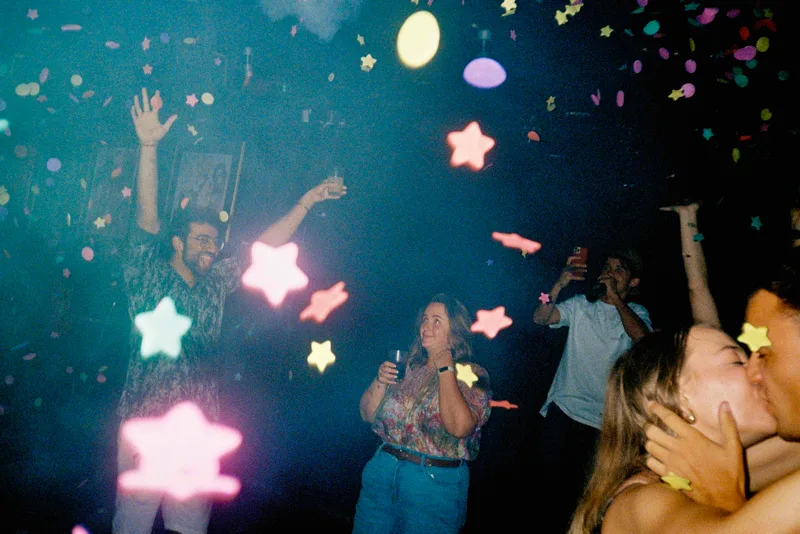 New Year’s Eve shot on Kodak Gold 200 with a Canon SnappyEL, developed at Silver Halide Studios, by Branden