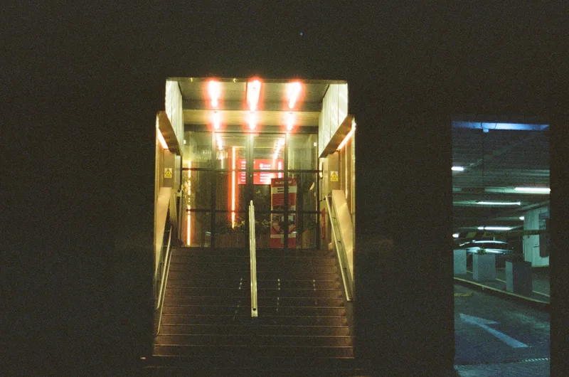 Cinestill 800T in Brighton shot on Cinestill 800T with a Chinon CE-4S, developed at Sopher Photographic, by Analogue Evelyn