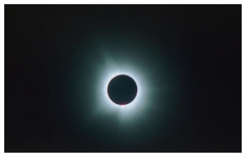 Total Solar Eclipse 2024 shot on Flic Film Aurora 800 with a Minolta X-700, by Sean