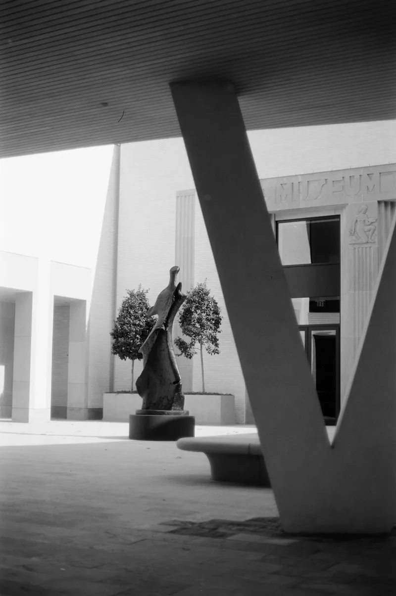 The Henry Moore. Little Rock, Arkansas. 2025. shot on Lomography Babylon Kino 13 with a Minolta X-570, developed at Bedford Camera & Video, by BradSimsPhoto