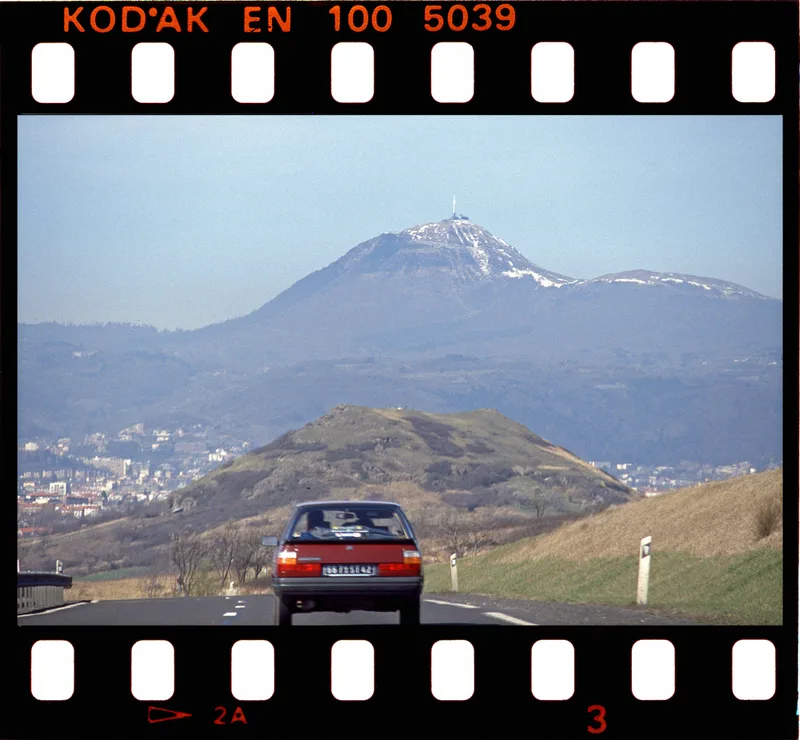 Puy de Dôme shot on Kodak Ektachrome 200 with a Minolta X-500, by MARCO PHOTOS