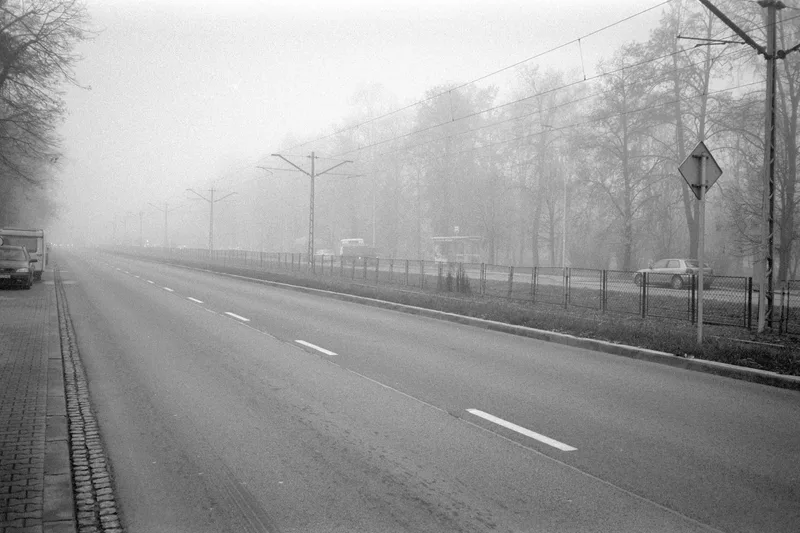 Streets of Nowa Huta shot on Ilford HP5 Plus 400 with a Minolta AF-C, by Kamil Kowalkowski