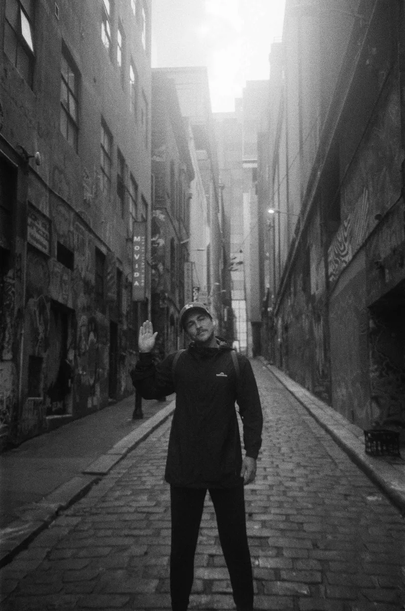 Melbourne shot on Cinestill BWXX with a Pentax espio Jr, by Michelle