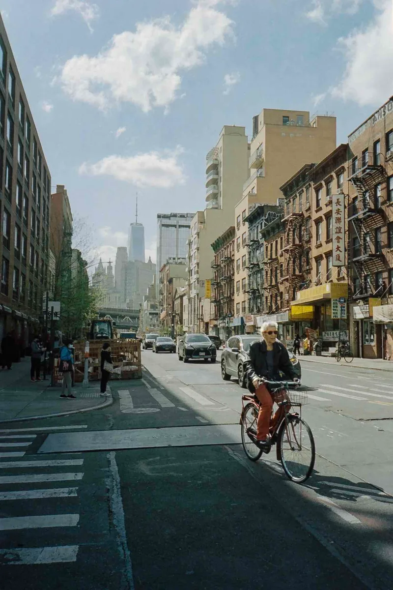 Riding A Fine Line shot on Kodak Portra 800 with a Olympus Mju-II, by kissingstrangers