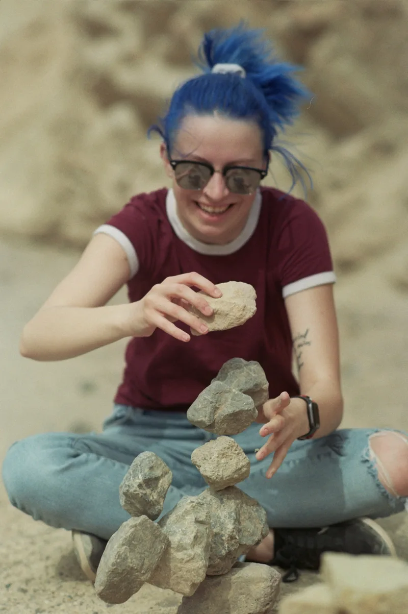 Fallingrocks shot on Fujifilm Superia X-TRA 400 with a Canon AE-1, developed at Quality Plus Photo, by dave carpenter