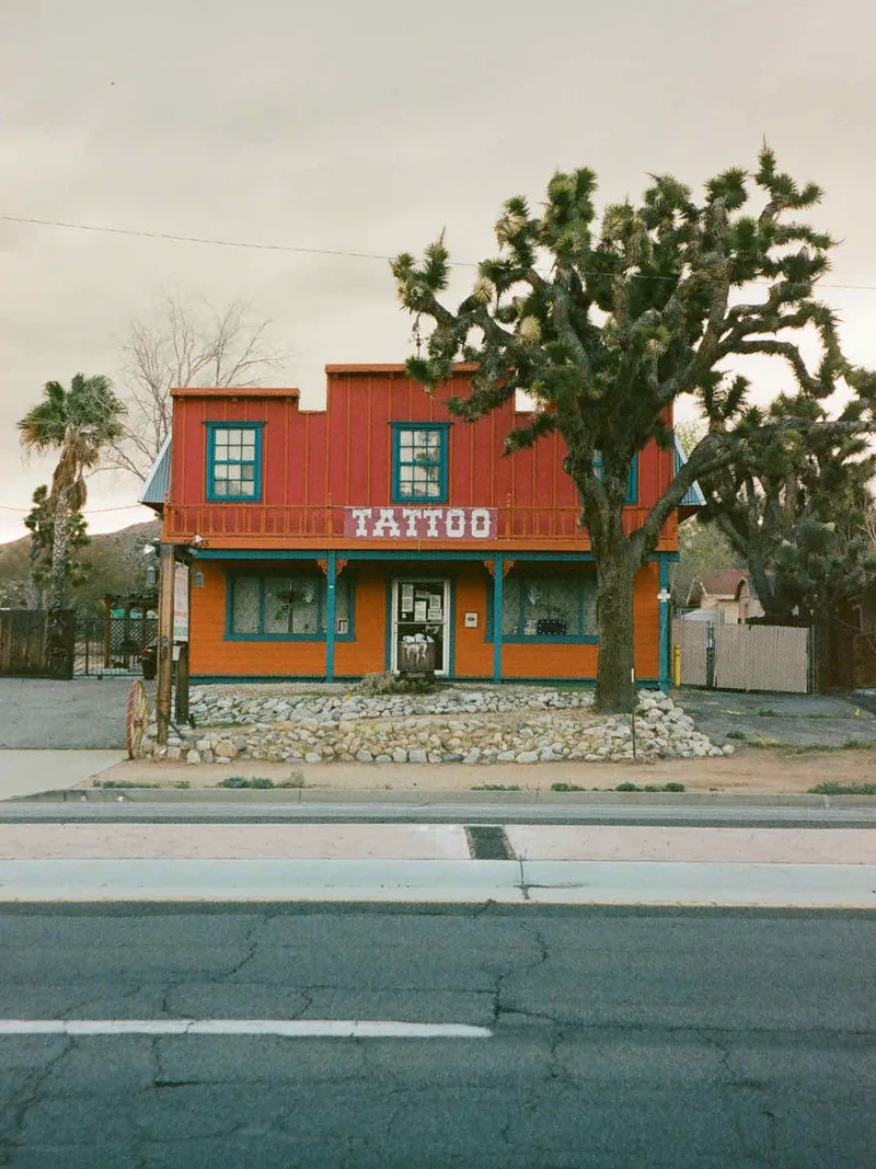 29 Palms Highway shot on Kodak Portra 400 with a Olympus Infinity Stylus, by Jeremy Allen Wieczorek