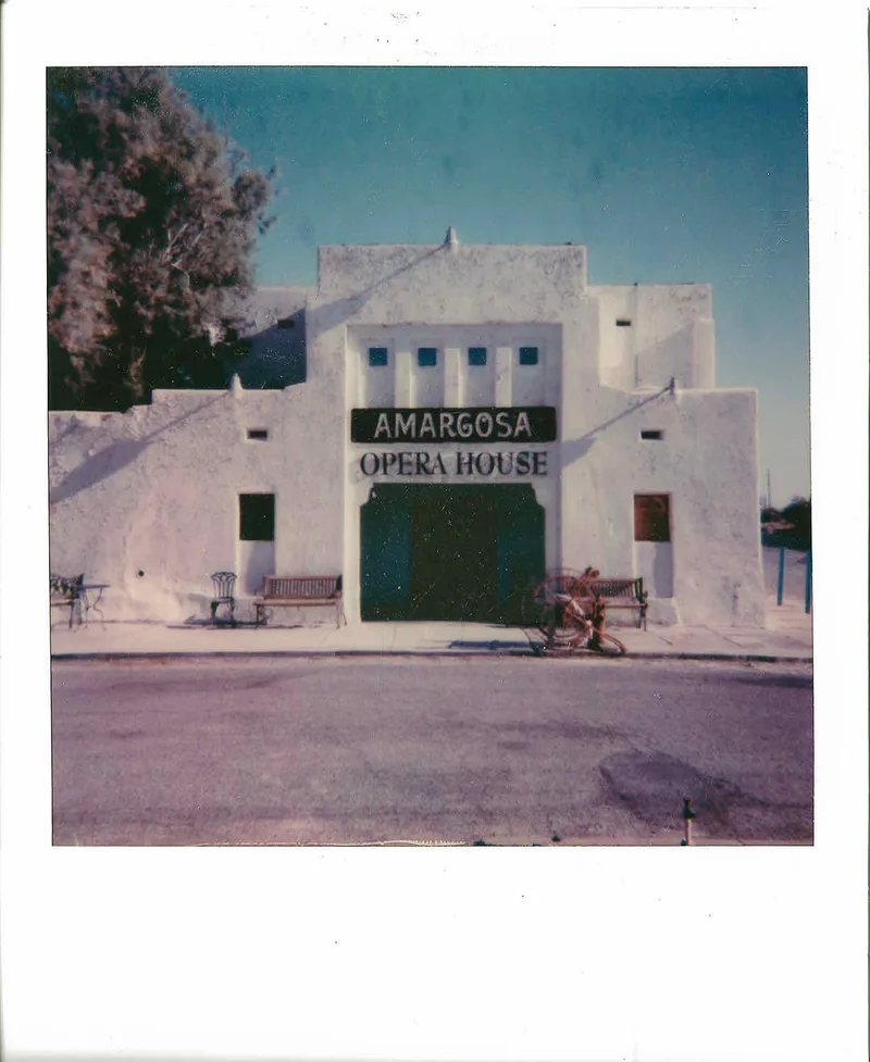 Amargosa Opera House shot on Polaroid SX-70 with a Polaroid SX-70, by Jeremy Allen Wieczorek