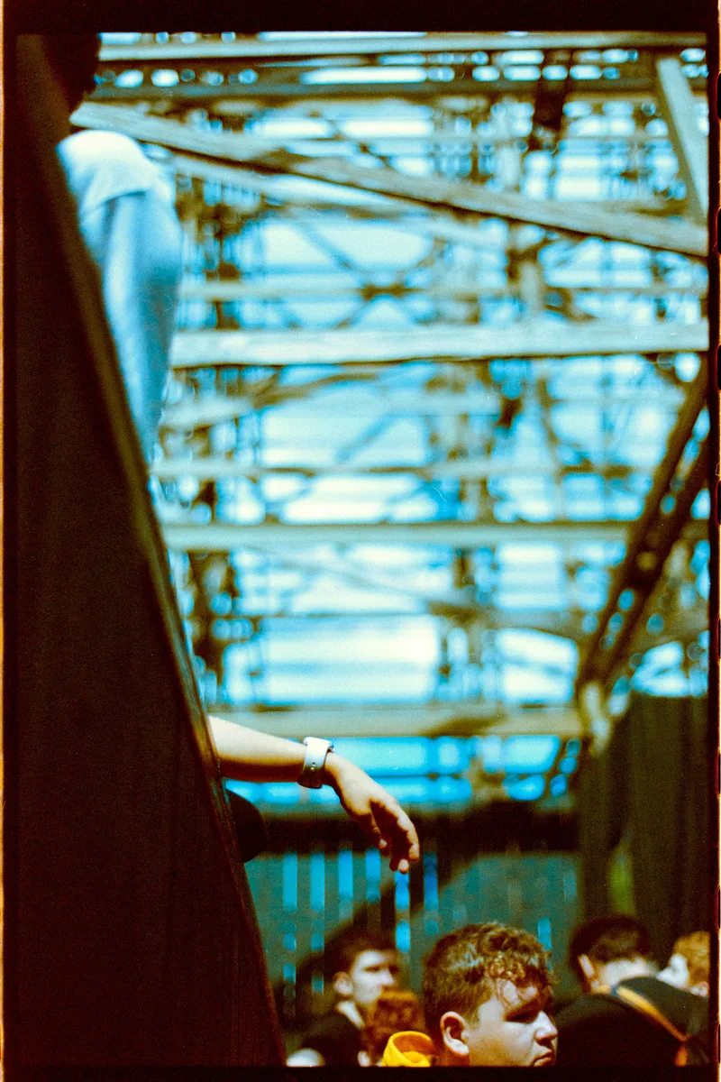 Next in Line shot on Fujifilm Superia X-TRA 800 with a Nikon F100, by Julien Lp