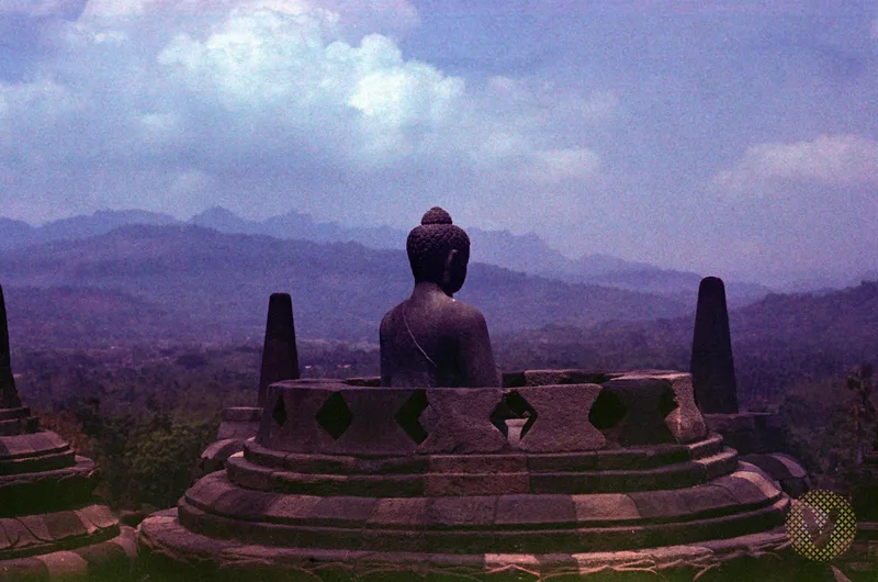 Barabhudur shot on @explorefilm.id Himalaya with a Minolta XD, developed at Impossible Lab, by Verlichtend