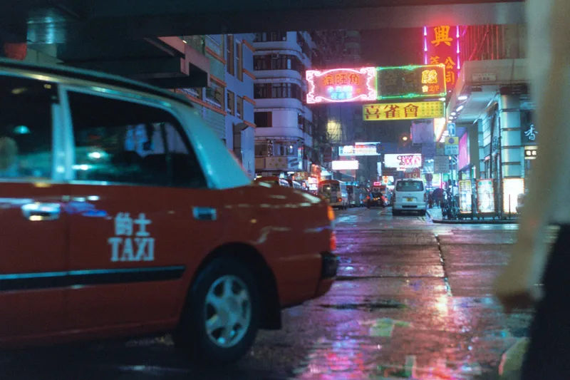 City Nights 🇭🇰 shot on Cinestill 800T with a Nikon F100, developed at Film Never Die, by James Juranke