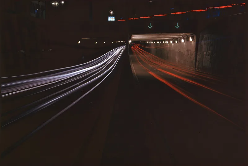 Montevideo Underground shot on Fuji Fujichrome 64T with a Fuji GW690II, developed at Home / Self-Developed, by Nando.Uruguay