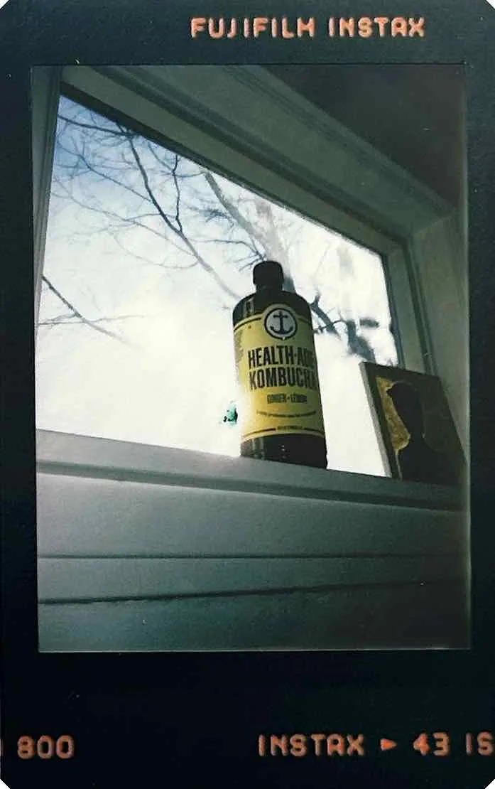 Sunshine in a bottle shot on Fujifilm Instax Mini with a Fujifilm Instax Mini 9, by Sterlz
