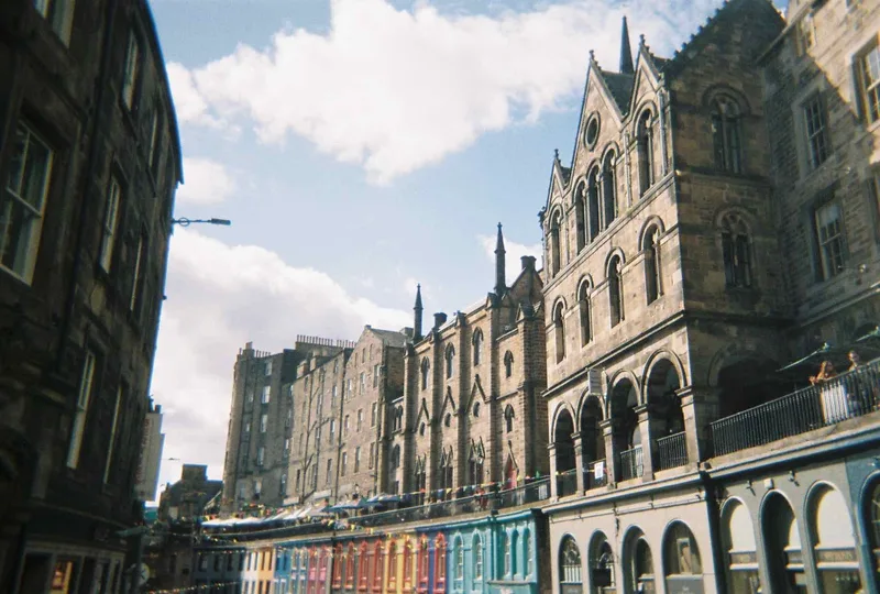 Edinburgh shot on Kodak Gold 800 with a Kodak FunSaver, by Dorine Saquet