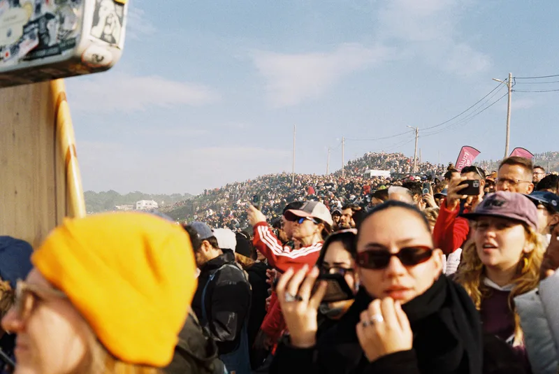 Sea of people shot on Kodak Gold 200 with a Canon Canonet G-III QL17, developed at The Photo Spot, by Oliver