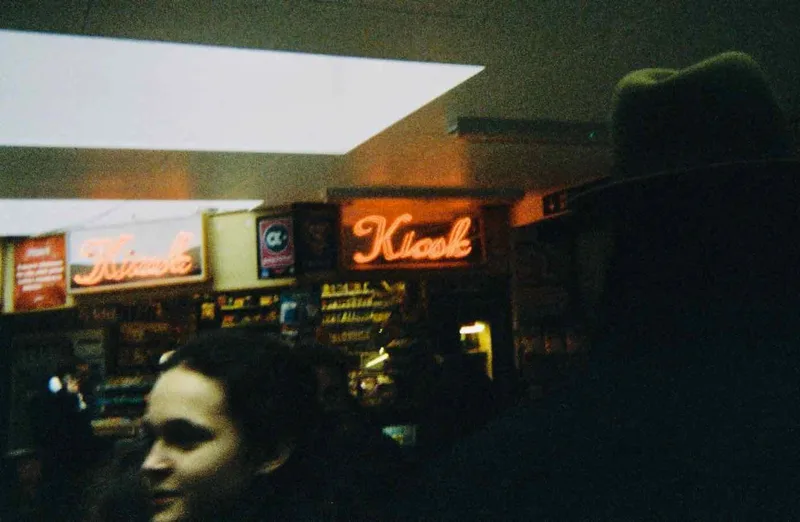 Face In A Crowd. shot on Lomography CN 800 with a La Sardina , developed at Max Spielmann, by Tony Shelley