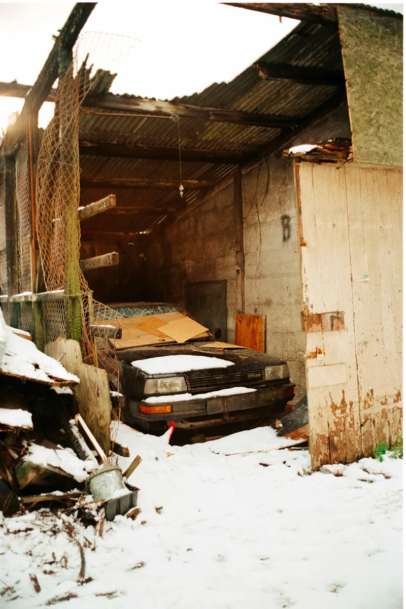 snowed in shot on Kodak Vision3 200T with a Nikon FM2n, by haroon