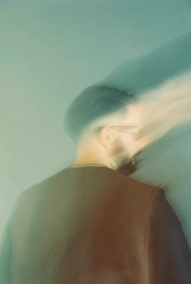 Motion shot on Cinestill 800T with a Pentax Spotmatic, developed at Foto Hércules, by Andrea Ibarra