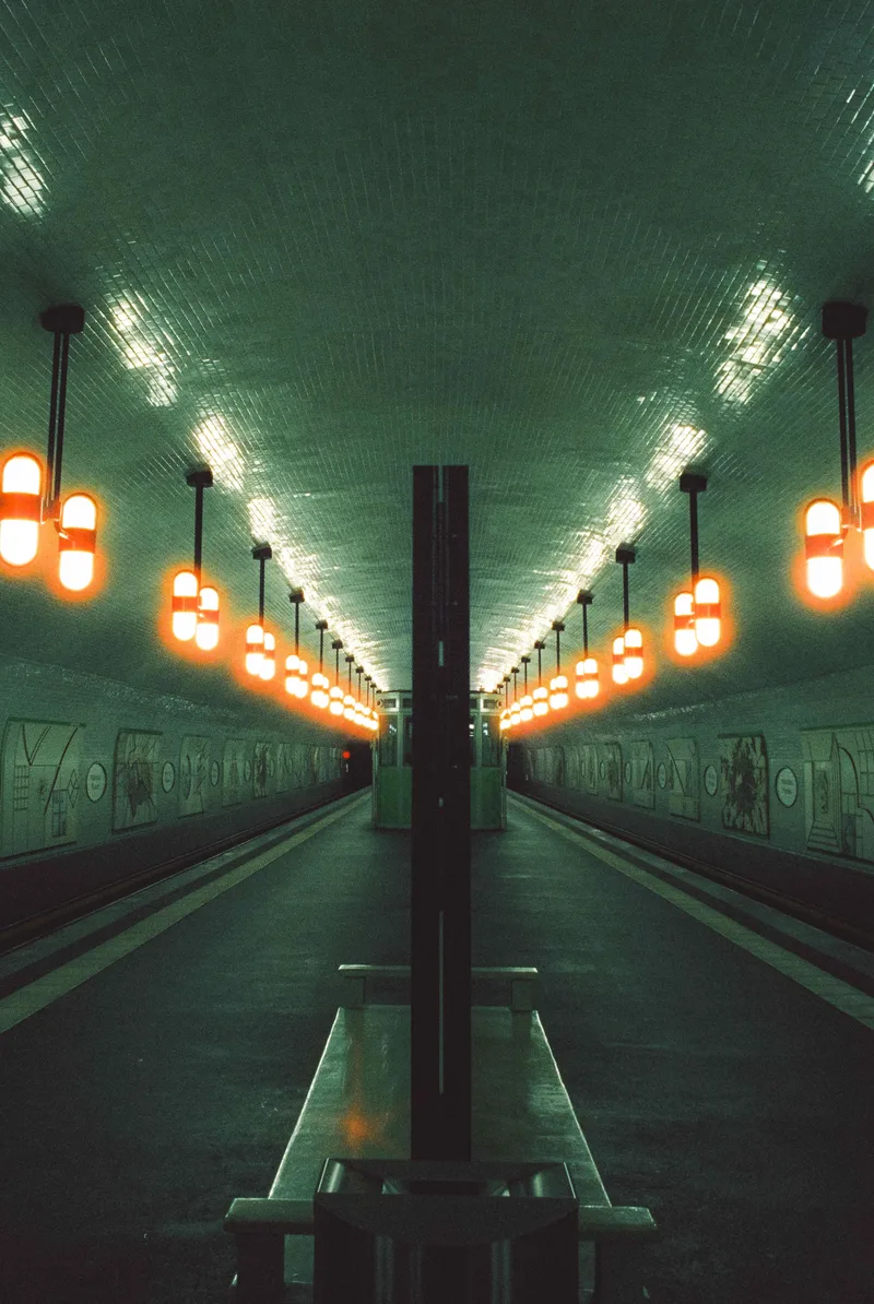 Cold and Empty shot on Cinestill 800T with a Canon AE-1, developed at FotoImpex, by Tim