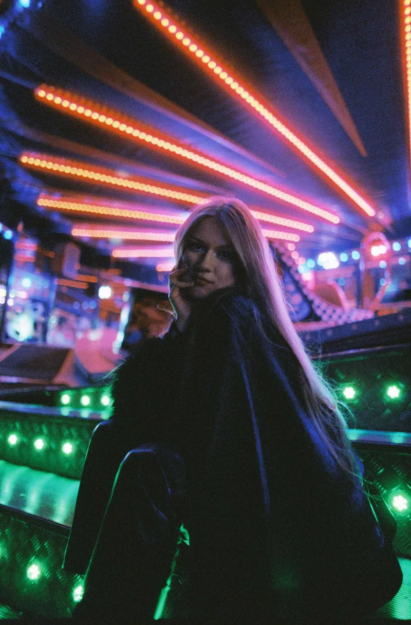 Lightopia shot on Cinestill 800T with a Canon 1V, developed at Mr Cad, by Matt Chang