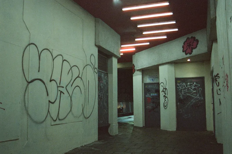 Cinestill 800T in Brighton shot on Cinestill 800T with a Chinon CE-4S, developed at Sopher Photographic, by Analogue Evelyn