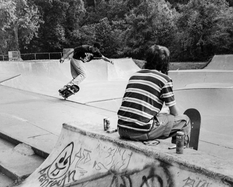 Backside. Little Rock, Arkansas. 2026. shot on Ilford XP2 Super 400 with a Canon Canonet G-III QL17, developed at Bedford Camera & Video, by BradSimsPhoto