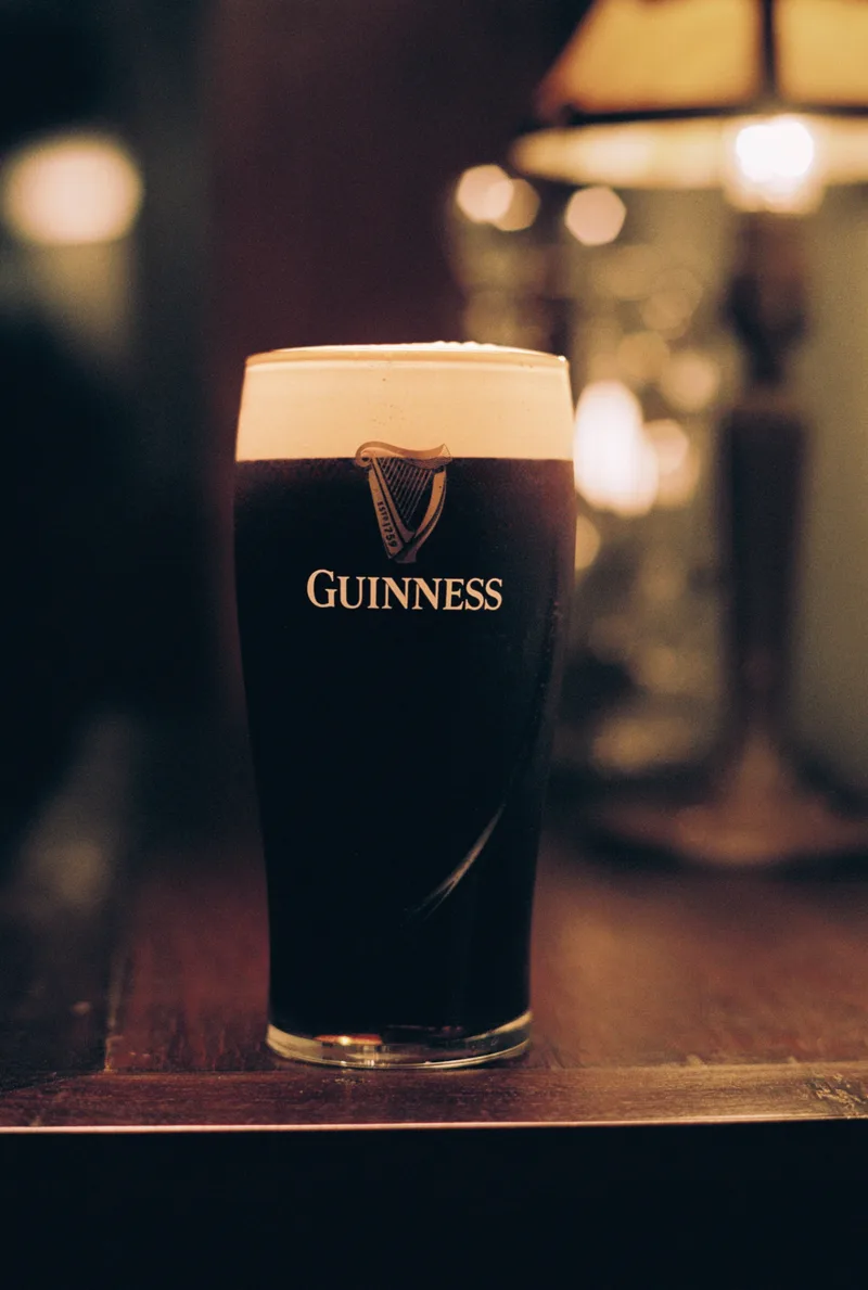 Guinness shot on Kodak Portra 160 with a Minolta SRT-102, developed at Coastal Film Lab, by timbutt2