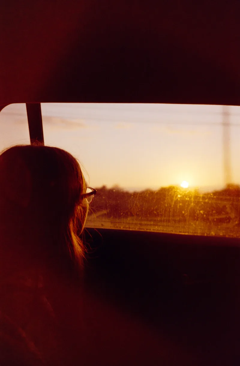 Sunset Drive shot on Kodak Gold 200 with a Olympus XA, developed at Foto Weckbrodt, by Chillsburg
