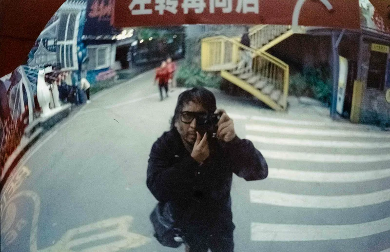 Self Portrait shot on Cinestill 800T with a Leica CL, developed at MIRALIGHT, by BadMonkey