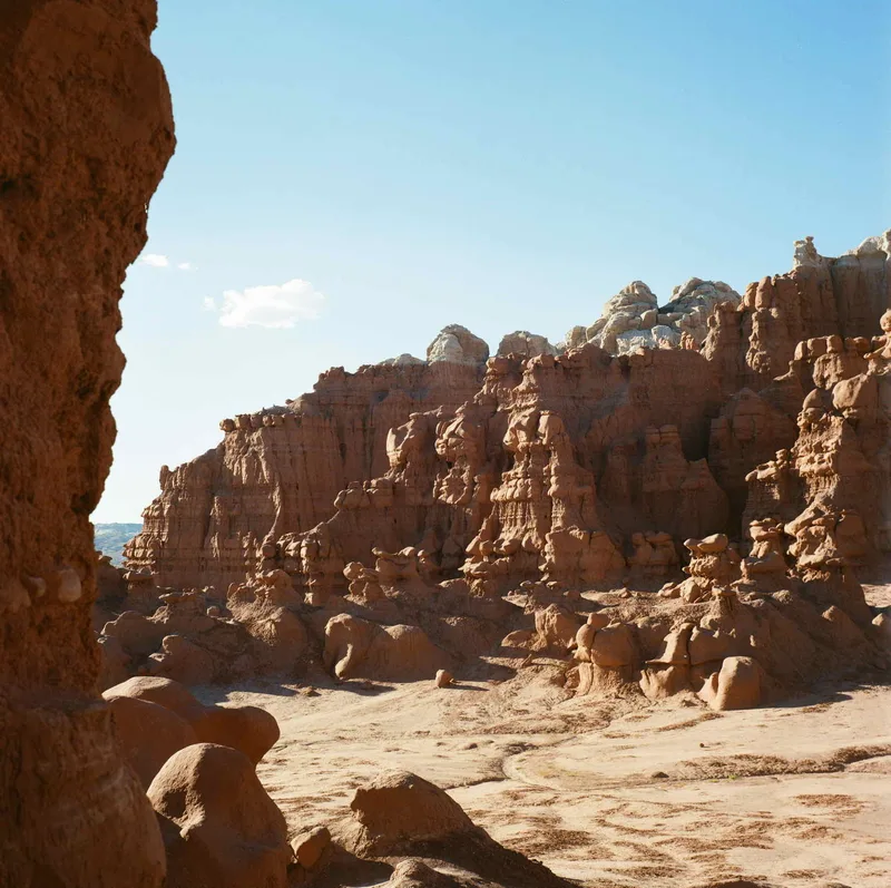 Goblin Valley shot on Lomography CN 400 with a Yashica Mat 124G, developed at Essential Photo Supply, by Robert Sagers